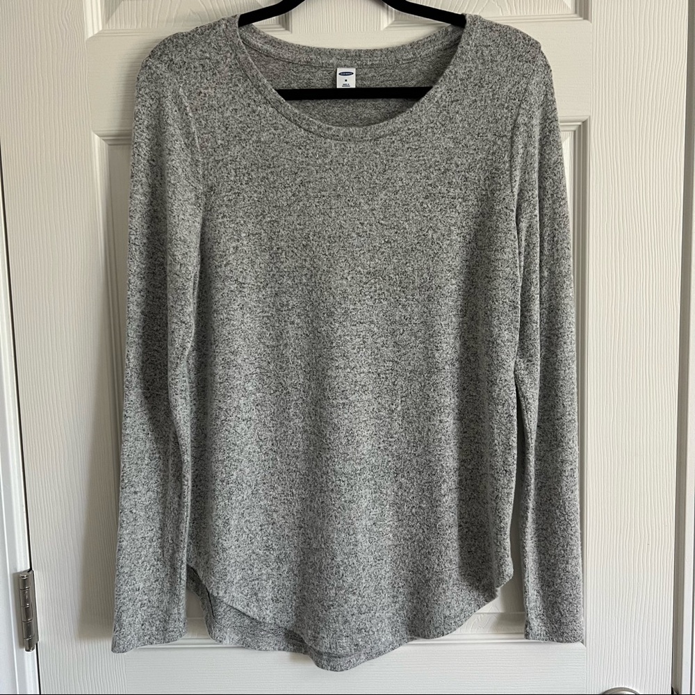 Old Navy Gray Crew Neck Sweater